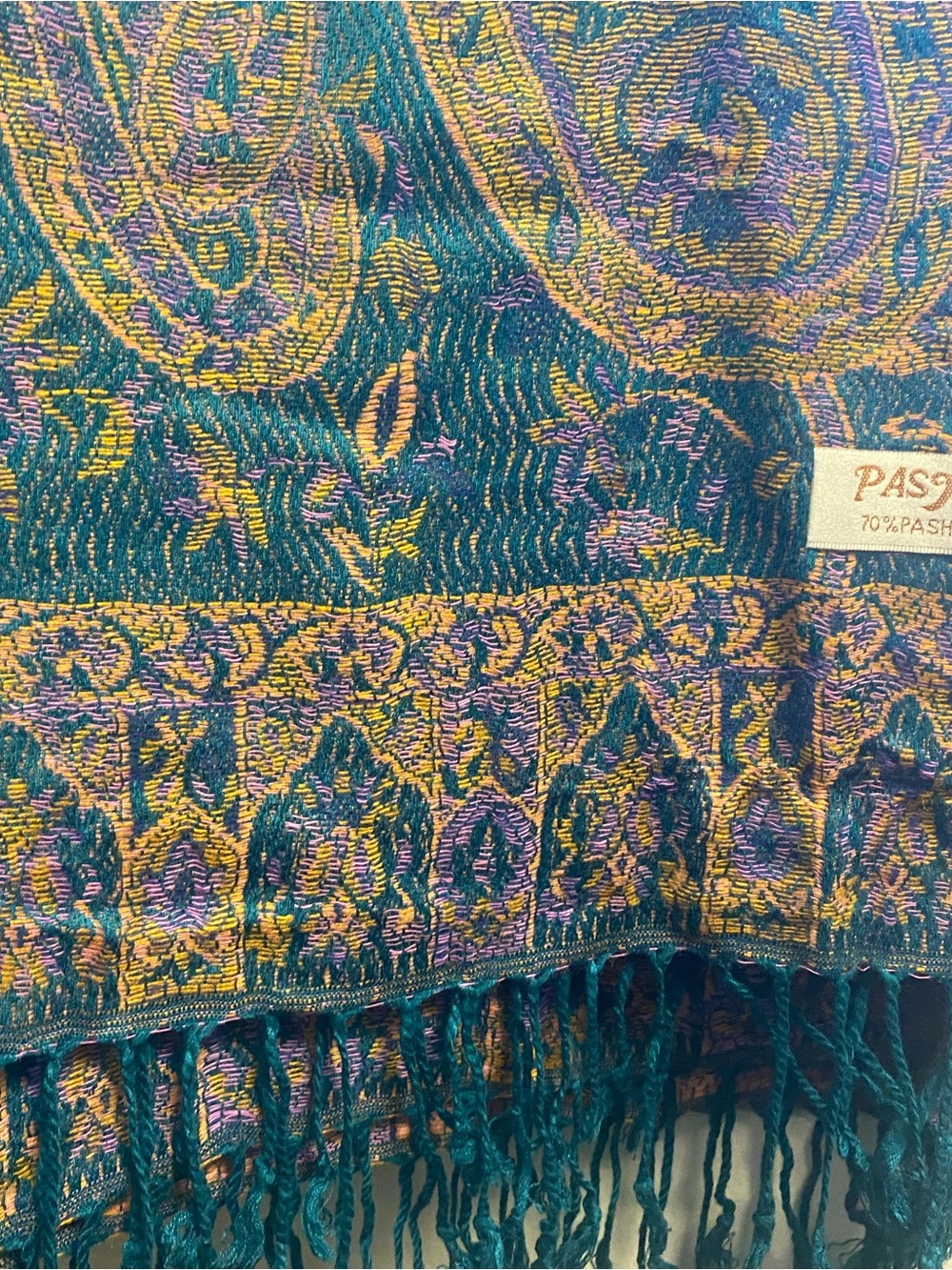 Silk Blend Pashmina - Picture 3 of 5